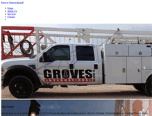 Tablet Screenshot of grovesinternational.com